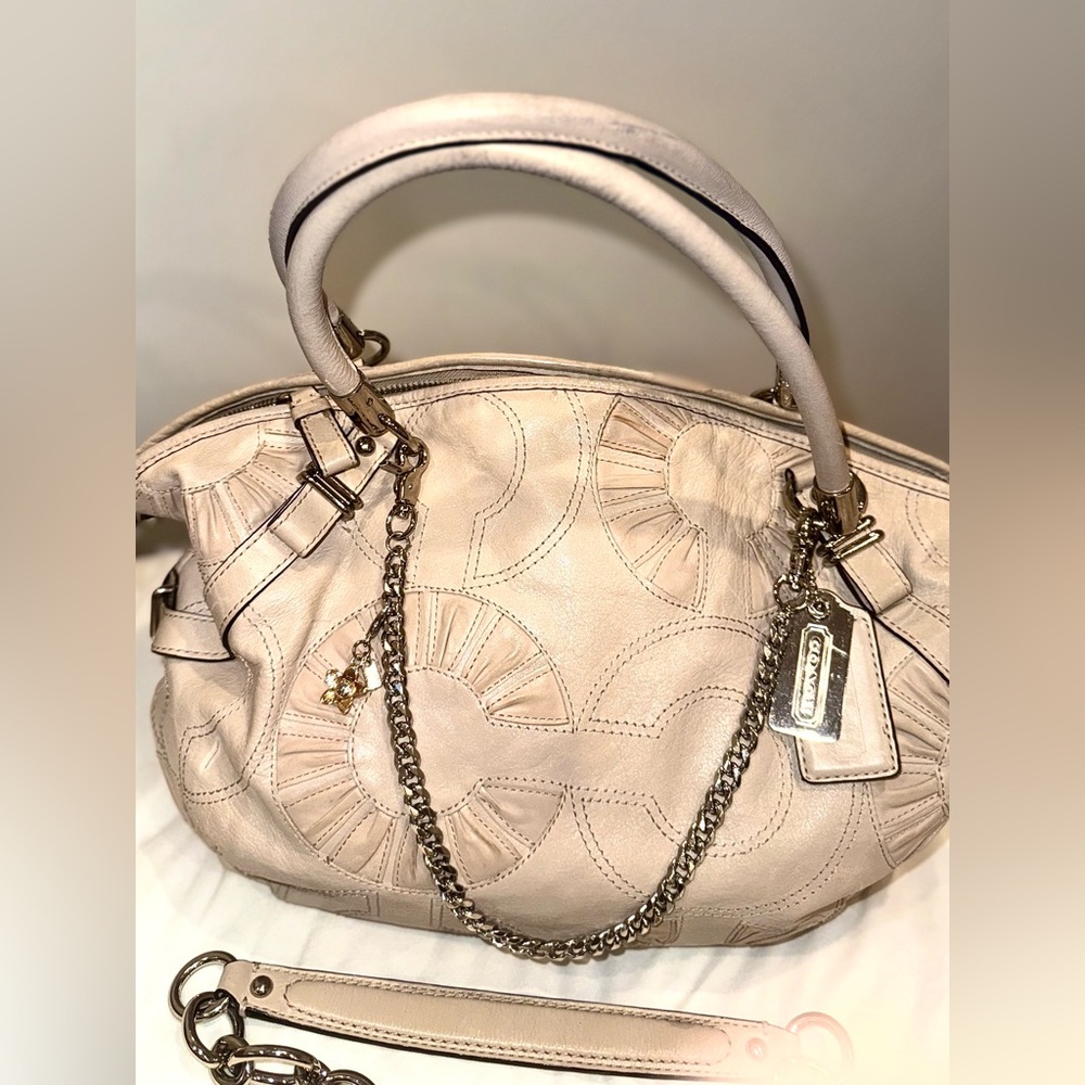 COACH MONOGRAM SHOULDER BAG - Picture 8 of 16